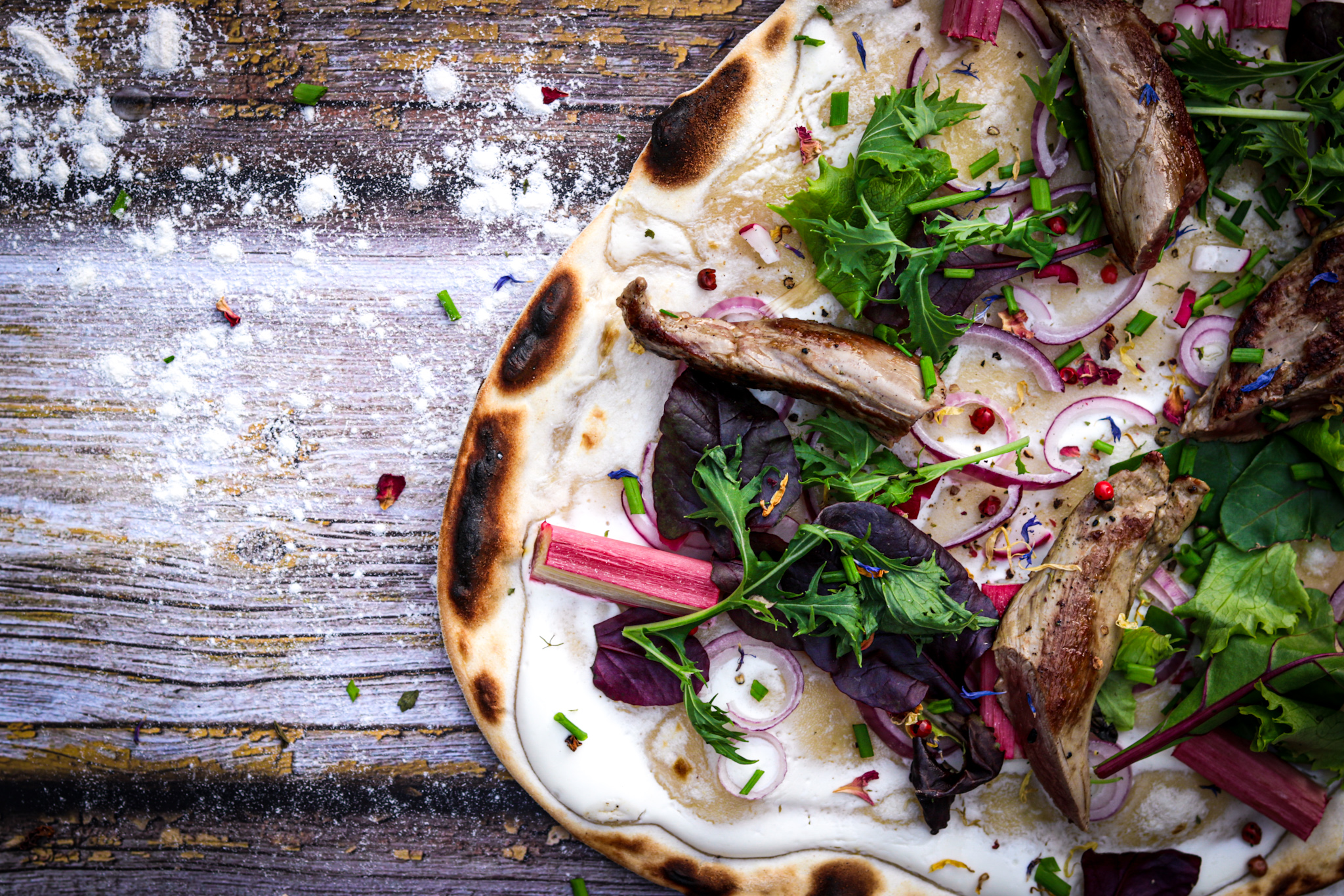 Flammkuchen Mit Walisischem Lammfilet Rezepte Firechefs De