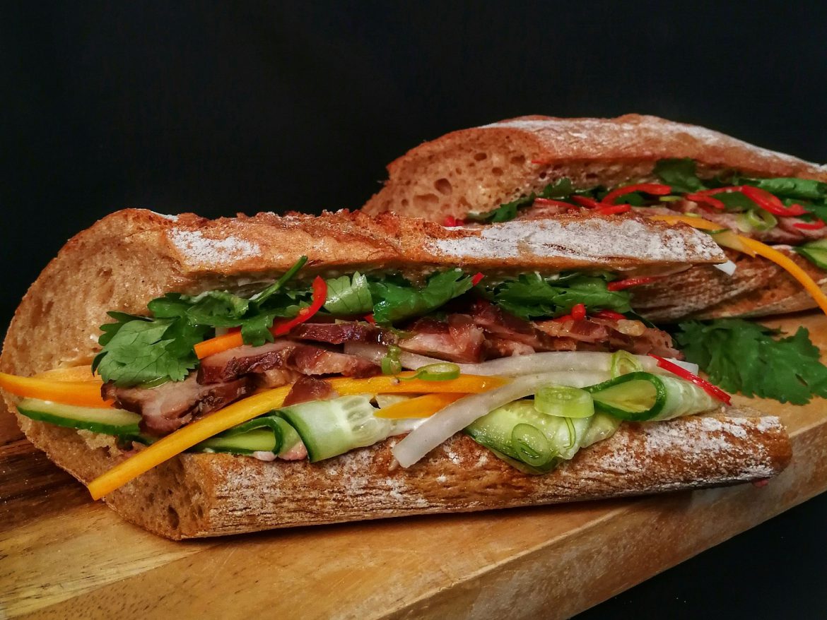 fertig belegtes Banh Mi