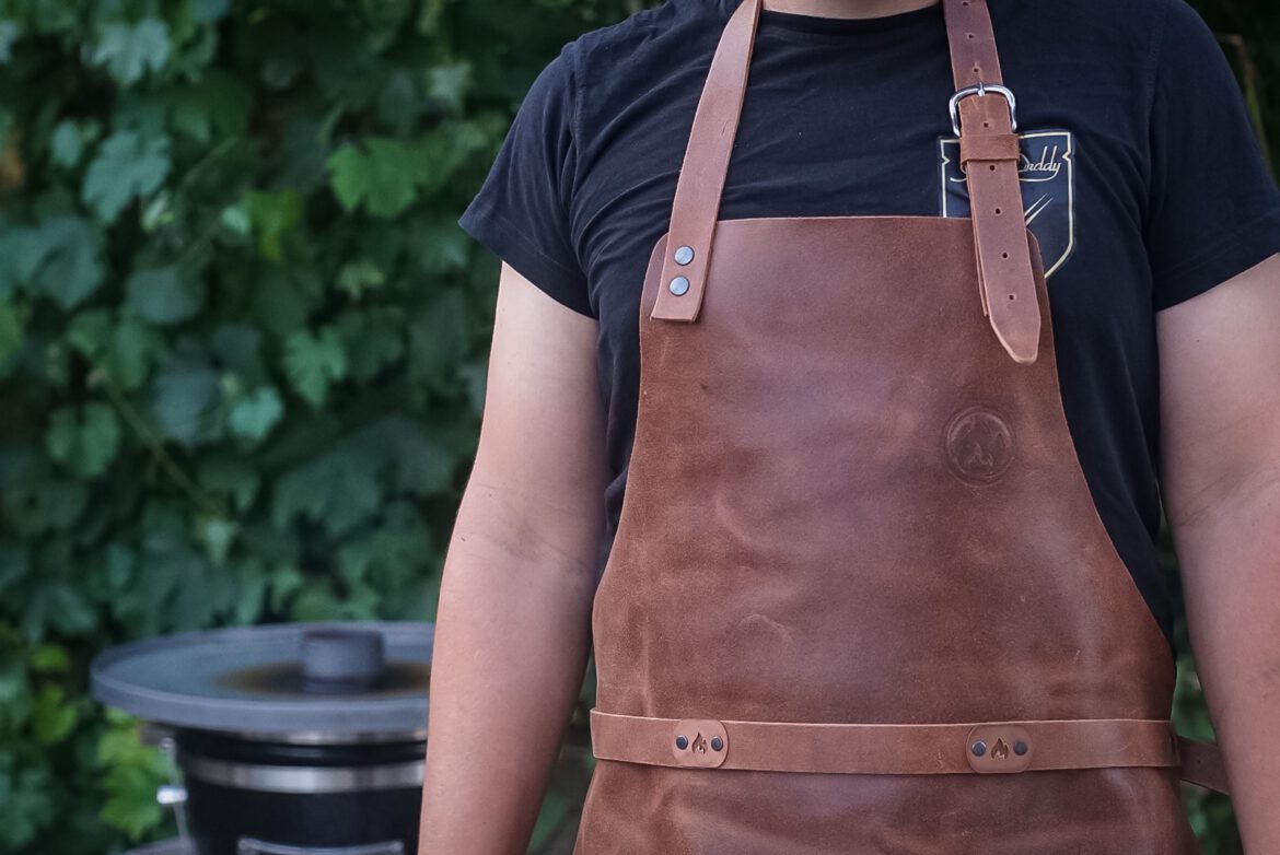 Grillschürze aus Leder