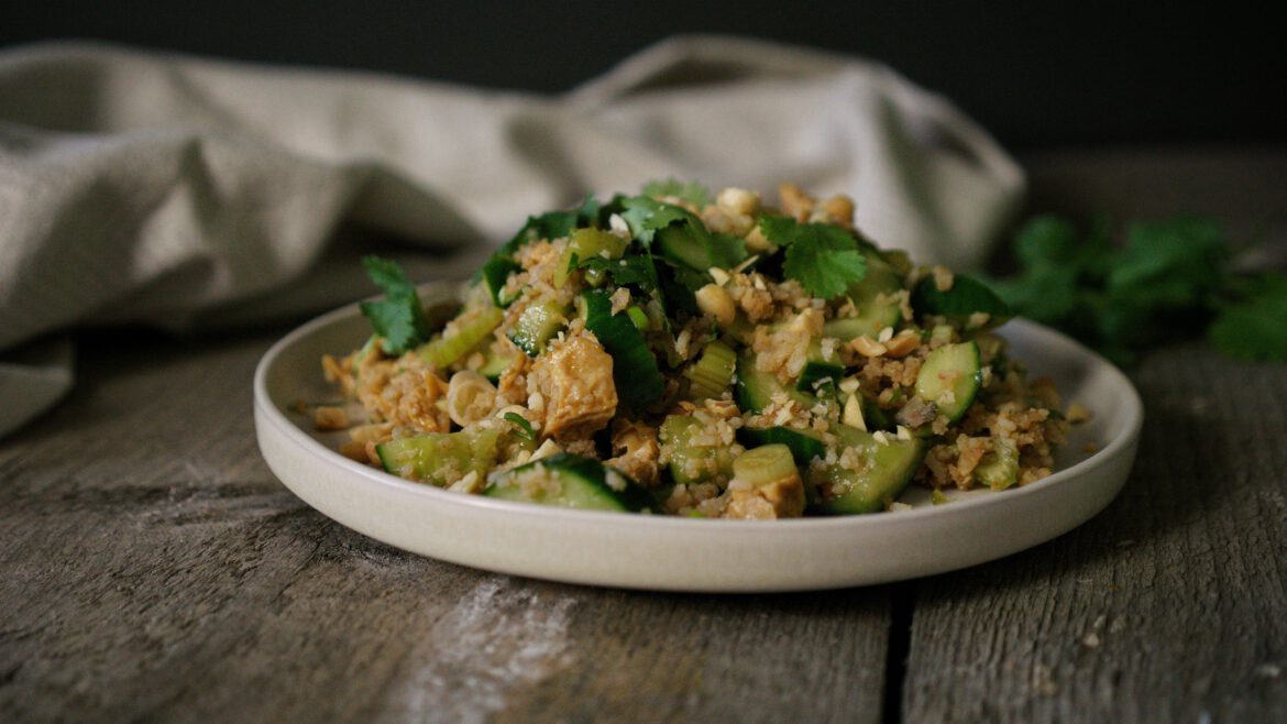 Knuspriger Reissalat